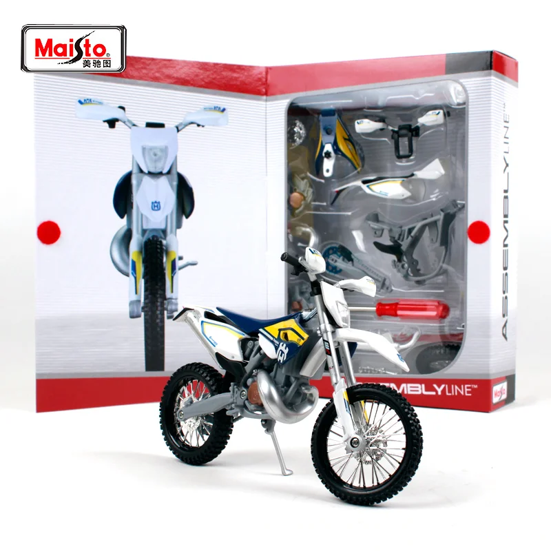 Комплект моделей мотоциклов и велосипедов Maisto 1:12 Husqvarna FE 501 бесплатная доставка