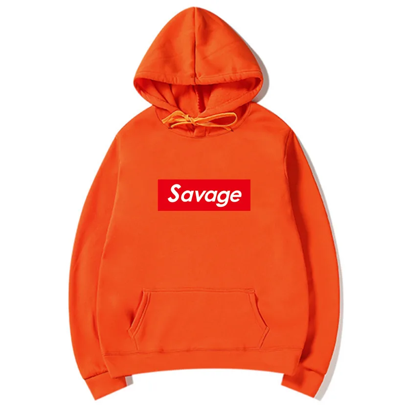 Новинка 2019 года мужские толстовки Savage классный худи модные хлопковые с принтом 1:1