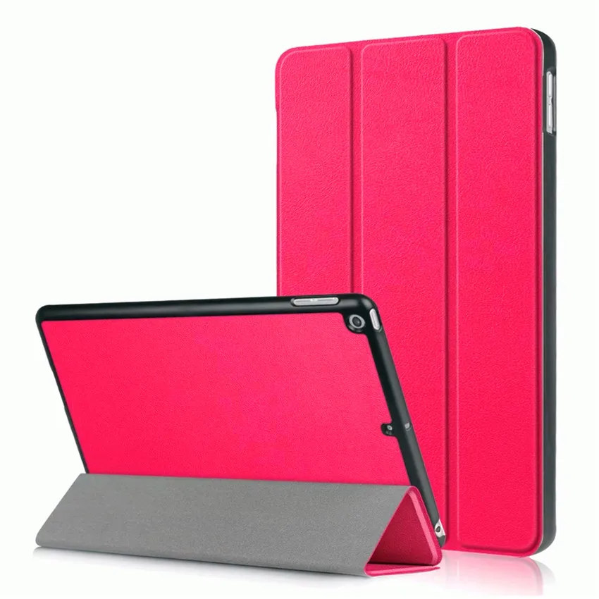 Rose Умный чехол для нового Apple iPad 1893 1954 защитный чехол из искусственной кожи чехол-подставка чехол для iPad 9,7 планшета fundas чехол s - Цвет: Rose