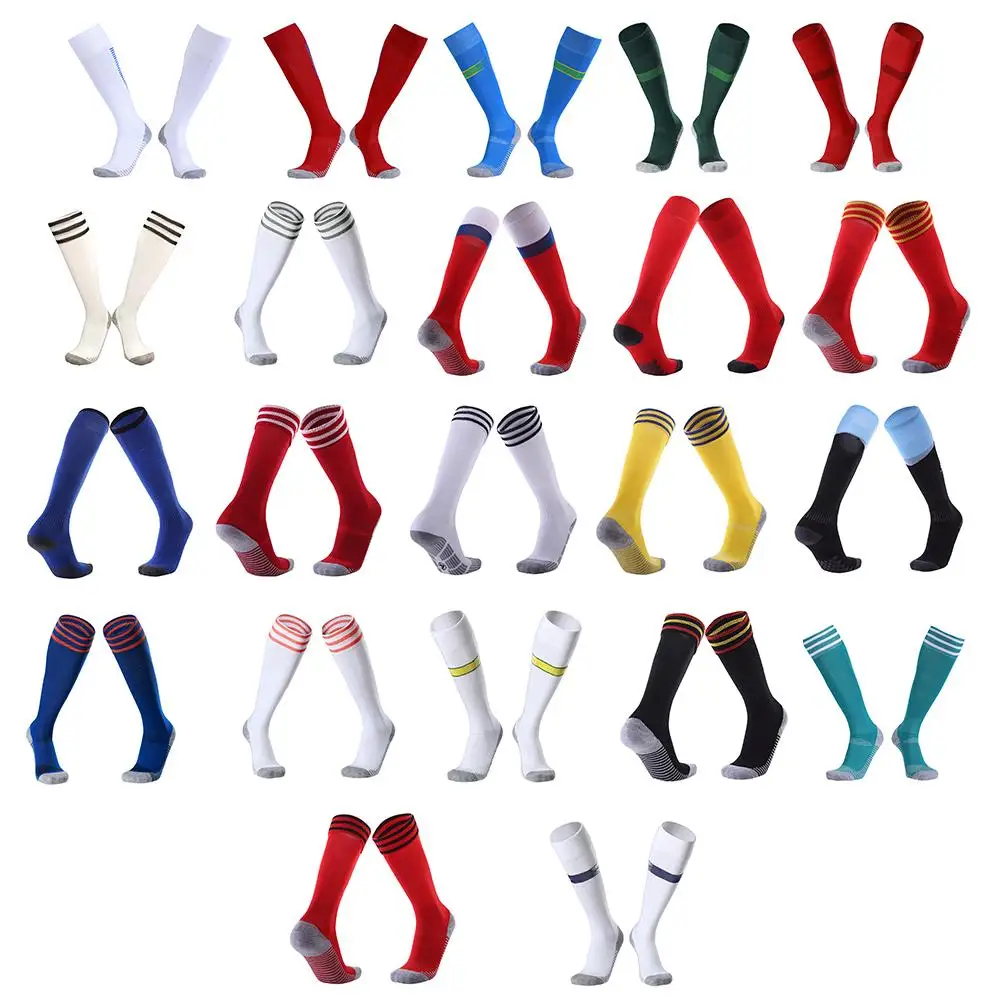 Противоскользящие мужские футбольные гетры спортивные длинные носки для бега