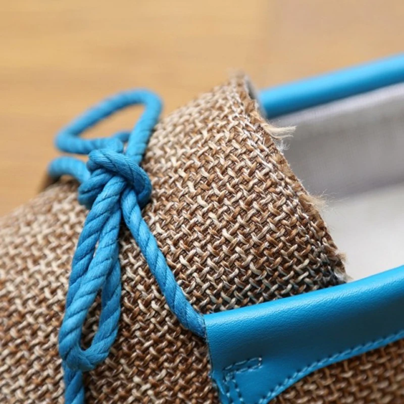 LAISUMK Dropshipping Men Shoes Summer Breathable Fashion Weaving Casual Soft Lace-up Comfort Men's Loafers Driving | Обувь