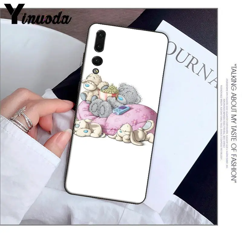Yinuoda Tatty Teddy Bear Me To You мягкий чехол для телефона из ТПУ Huawei Mate10 Lite P20 Pro P9 P10 Plus Mate9 10 Honor