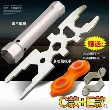 09 Смеситель для ванной комнаты кран гаечный ключ гайка сальник Bubbler катушка установка и техническое обслуживание инструменты простой и удобный - Цвет: 09