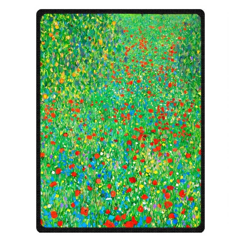 Gustav Klimt теплое Флисовое одеяло очень мягкое фланелевое для