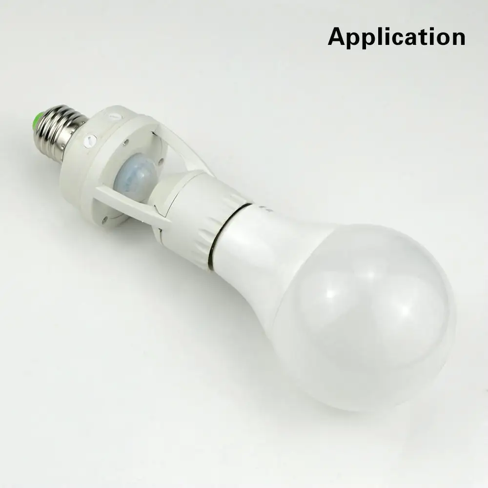 PIR Infrared Ray Motion Sensor Smart light Switch 110V-240V E27 LED lamp Bulb Holder Detector Time Delay Day Night Adjustable |