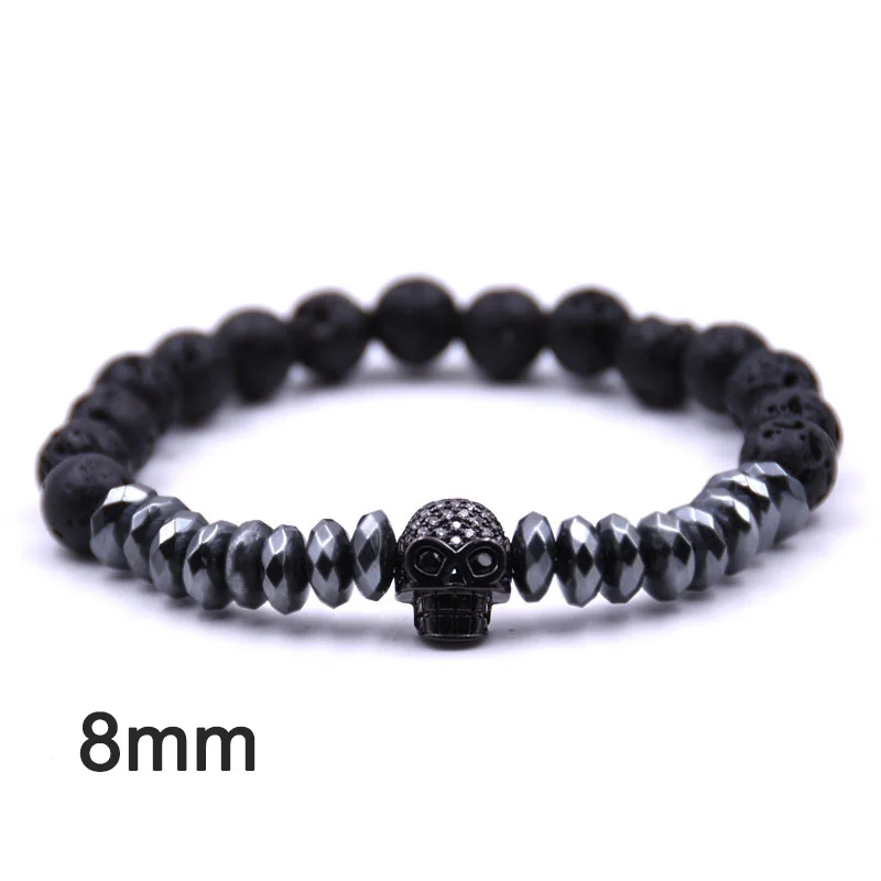 Браслет с короной, пара браслетов для женщин, ювелирное изделие Bileklik Pulseira Masculina Feminina, мужские браслеты с камнем - Окраска металла: pulseira feminina