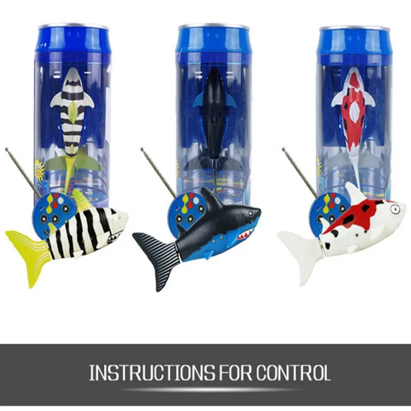 2017 RC Мини Электронная Акула рыбацкая лодка 3CH 4 пути Подводная может радио