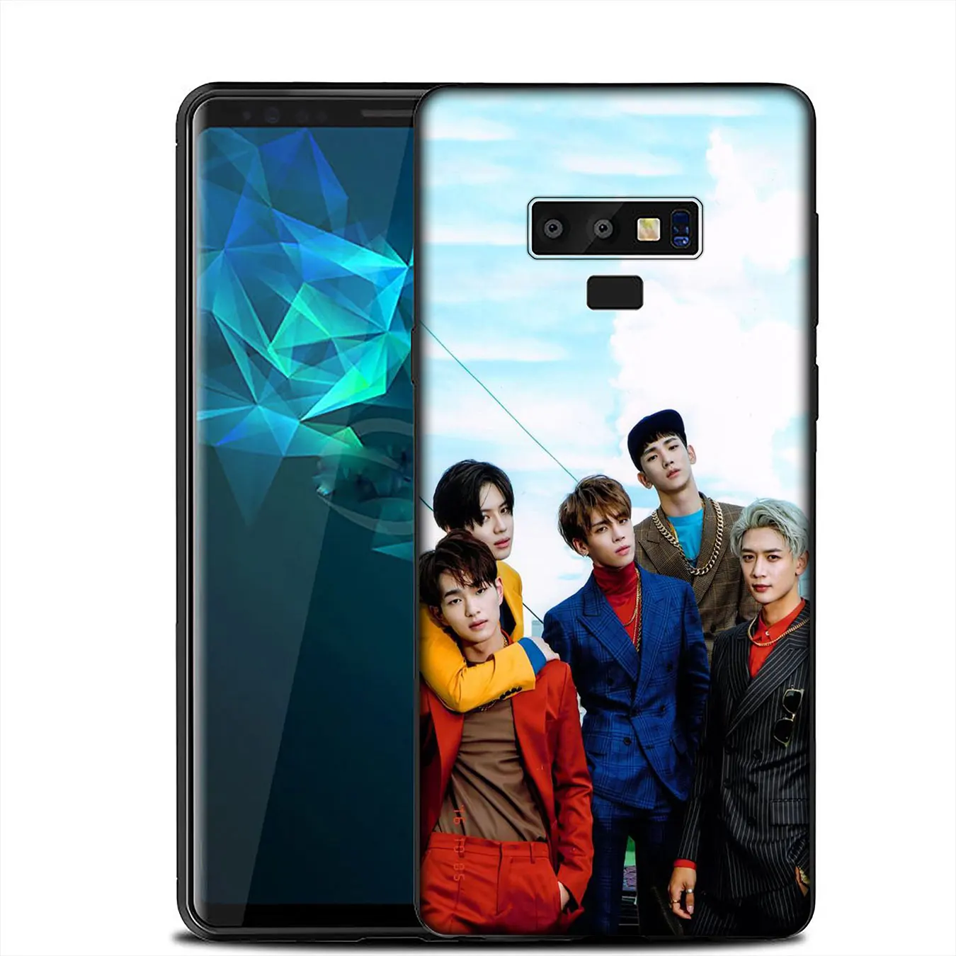IYICAO SHINee KPOP Boy group Мягкий силиконовый чехол для Samsung Galaxy A6 A9 A8 A7 2018 A3 A5 2016 2017 Note 9 8 10 Plus