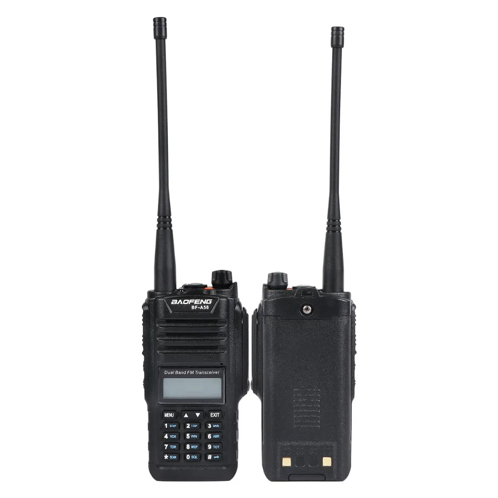 Baofeng BF A58 3 5 W Двухканальная трансляции домашнее ham портативный уоки токи для