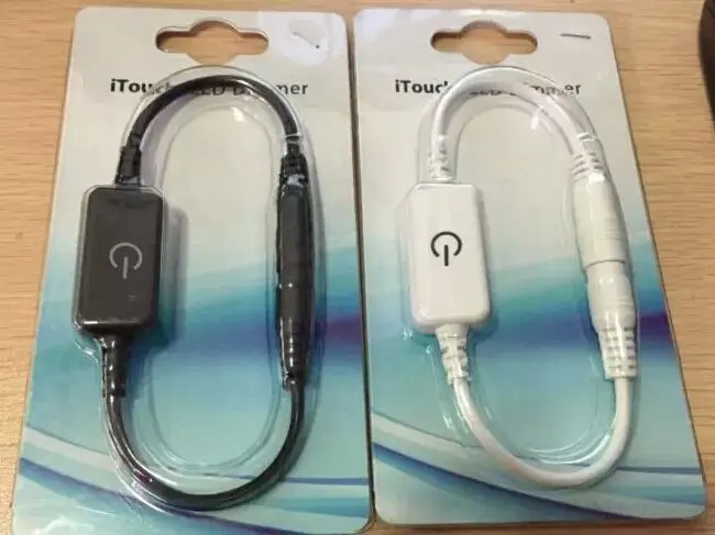 ITouch LED Dimmer сенсорный выключатель с DC гнездовой и штекерной вилкой для одноцветной