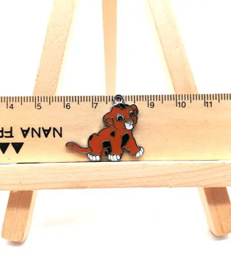 10 шт. топы с рисунком льва ожерелье подвеской в виде/браслет/серьги Подвески