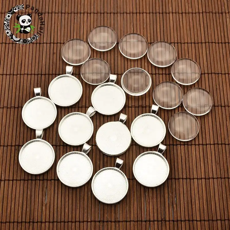 25 мм прозрачное четкое увеличение купола стеклянная крышка кабошона для