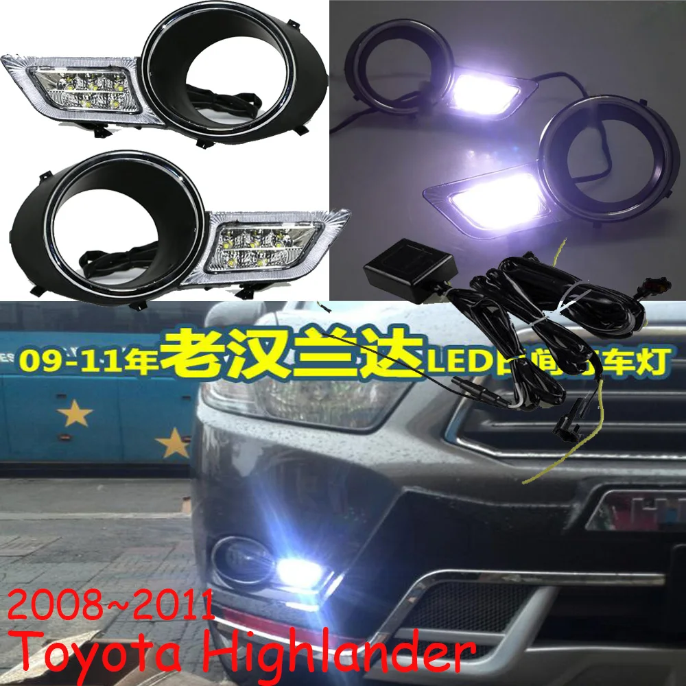 СВЕТОДИОД 2008 ~ 2011 Highlander дневные фары противотуманные Highland vios corolla camry Hiace sienna yaris