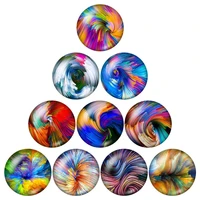 new artistic patterns radiant 10pcs mixed 12mm16mm18mm25mm round photo glass cabochon demo flat back making findings