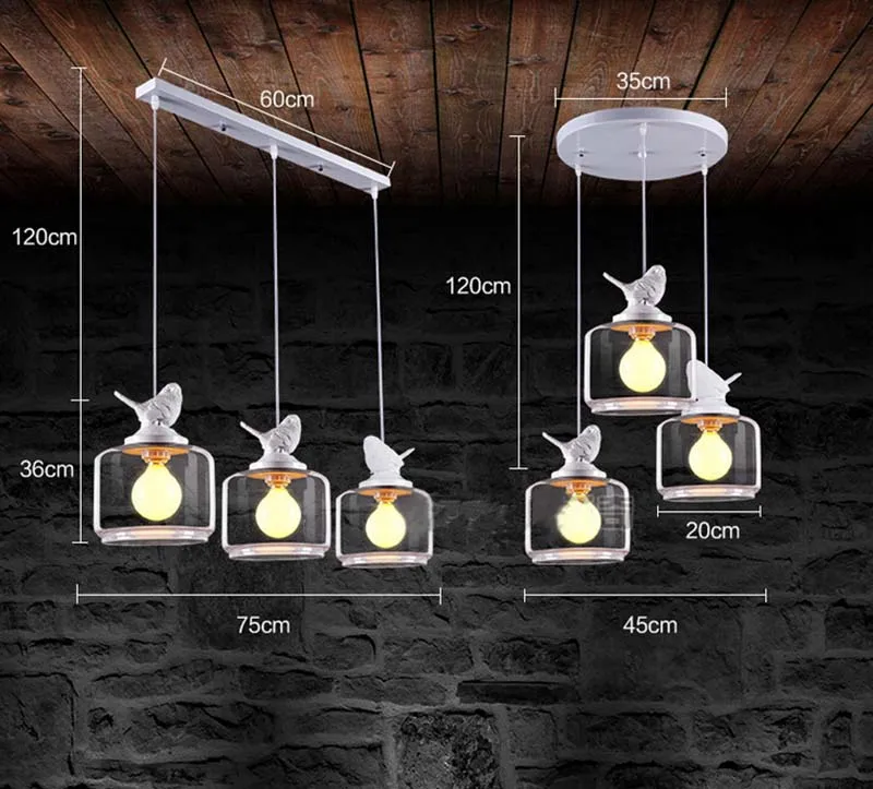 Промышленный винтажный подвесной светильник Оригинальная дизайнерская