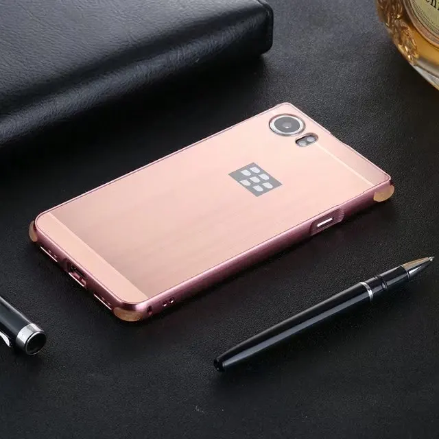 Для BlackBerry KEYone чехол для телефона металлический алюминиевый бампер+ PC акриловый 2 в 1 гибридный Чехол Двойной защитный чехол для KEYone