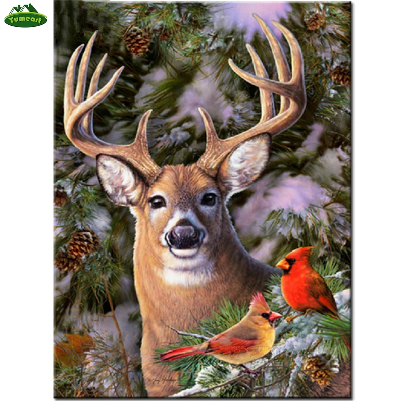 Алмазная картина крестиком жираф животное 5D мозаика домашняя декоративная