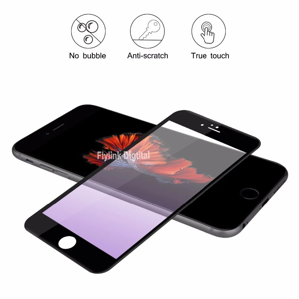 Защитное стекло закаленное 3D для iPhone 6/6s/7/8|Защитные стёкла и плёнки телефонов| |