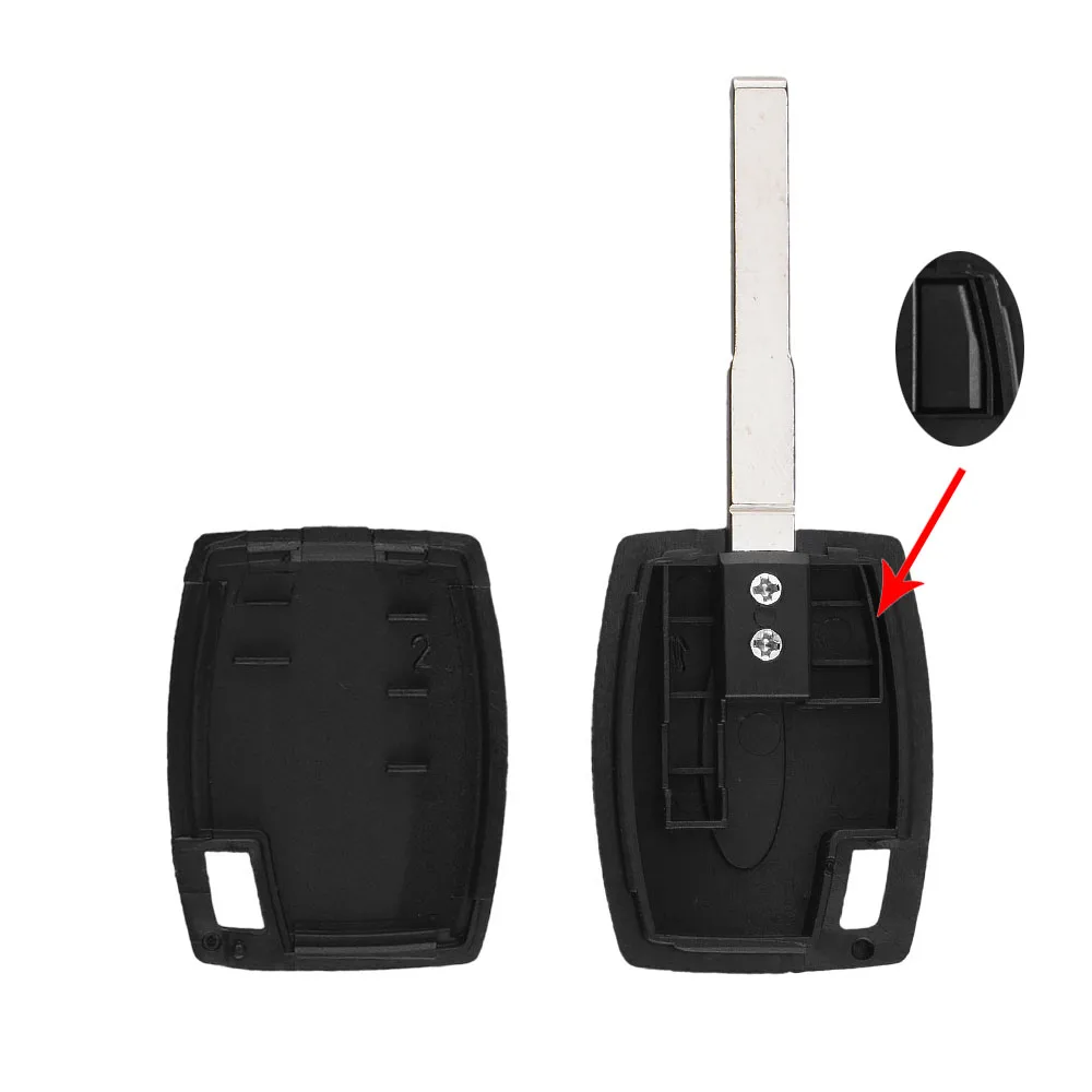 KEYYOU транспондер ключ зажигания ID63 4D63 40/80 бит чип корпус для Ford Fiesta Mondeo Focus C Max Galaxy