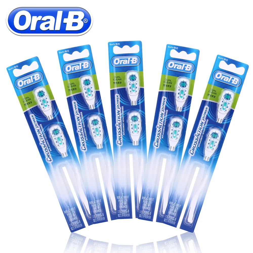 10 шт./5 упаковок сменные головки для электрической зубной щетки Oral B Vitality|dual clean|oral b