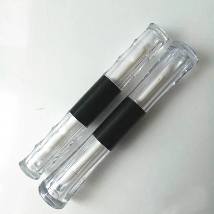 

40pcs/lot 4ml ABS Empty Double Head Lip Gloss Tubes Double Sides Clear Lipstick Packaging Container DIY Makeup Lip Balm Bottle