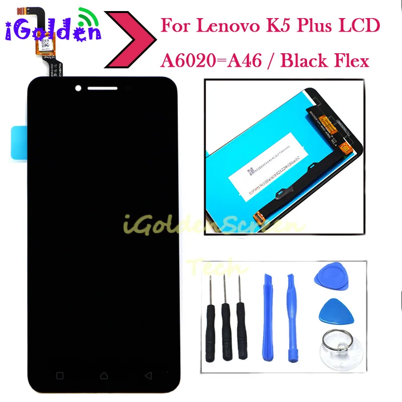 KINCOP 100% Tested For Lenovo Vibe K5 A6020 A40/K5 Plus A46 LCD Display With Sensor Touch Screen Full Assembly Replacement | Мобильные