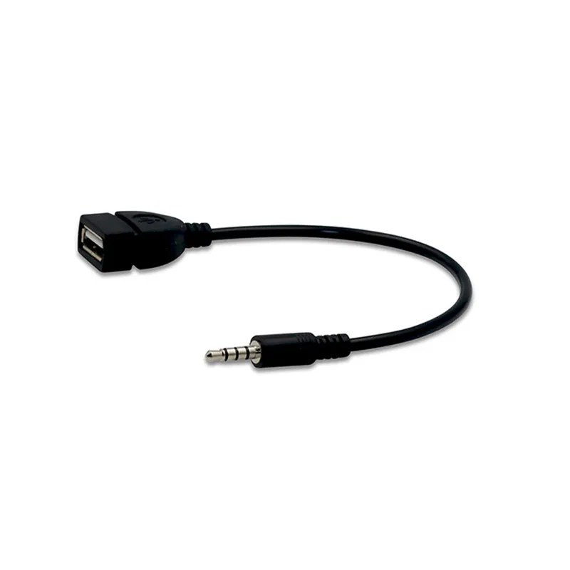 3,5 мм мужской аудио AUX разъем для USB 2,0 Тип A Женский Адаптер конвертера OTG кабель