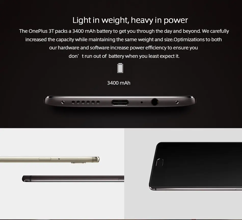 Фирменная Новинка One plus 3T 6 ГБ 64 Гб/128 ГБ версия OnePlus 3T A3003 4G, мобильный телефон с функцией 5," Android Snapdragon 821 NFC Смартфон