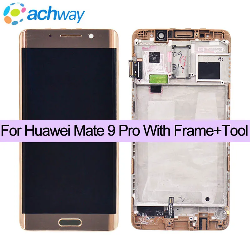 

ЖК-дисплей для Huawei Mate 9 Pro с сенсорным экраном и дигитайзером в сборе, с рамкой для замены, ЖК-дисплей 5,5 дюйма для Huawei Mate 9 Pro