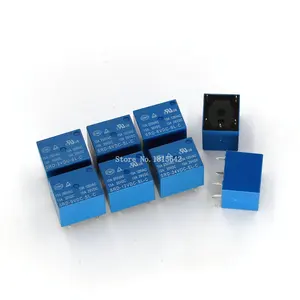 Реле 5 шт., SRD-05VDC-SL-C, SRD-03, 05, 06, 09, 12, 24, 12 В, 5 контактов, 3 в, 5 В, 9 В, 6 В, 24 В, 12 В, 10 А, 250 В переменного тока, 5 контактов