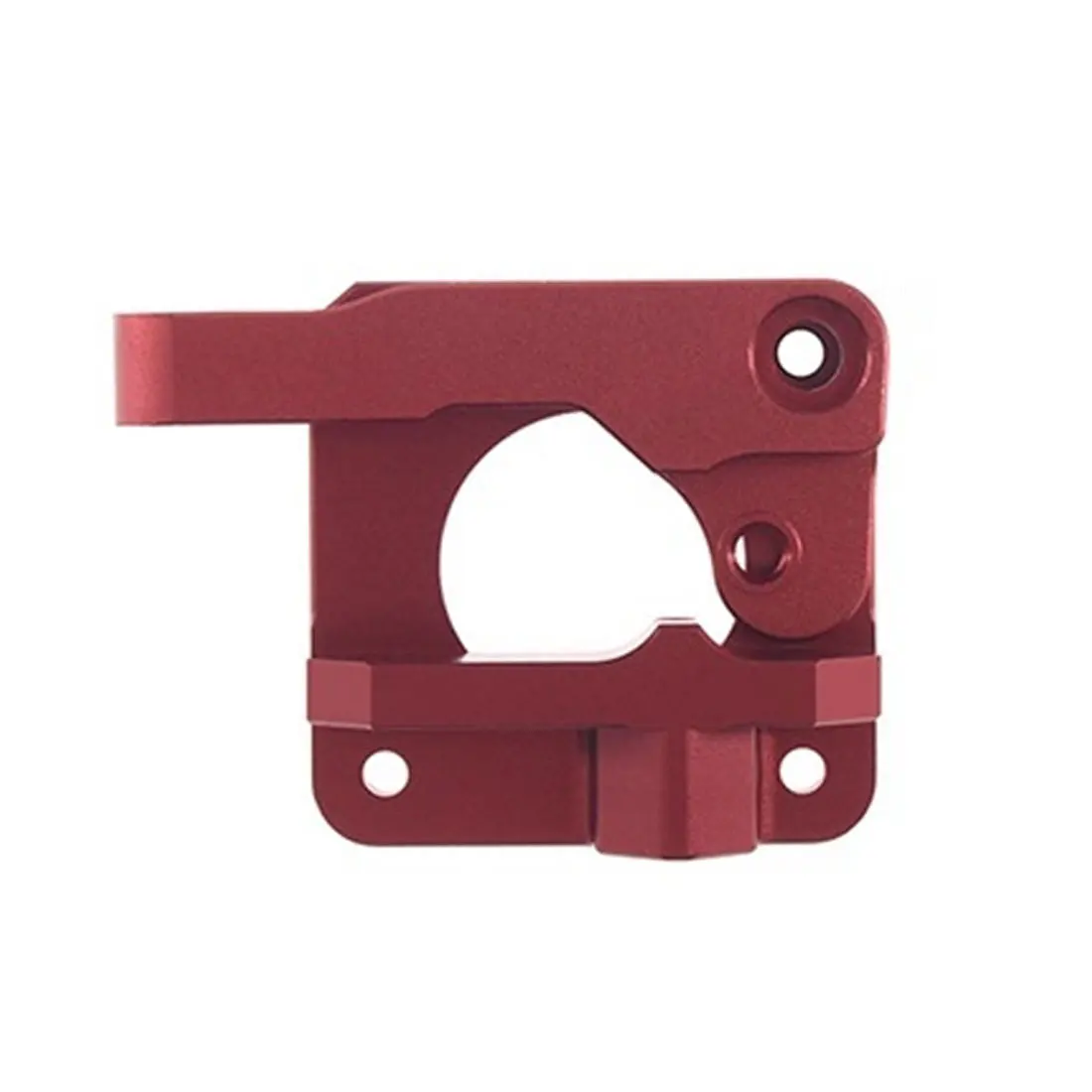 CR10 Red left Алюминиевое обновление двойной шестерни mk8 экструдер комплект для CR10S PRO RepRap Prusa i3 3d части привода подачи двойной шкив экструдер - Цвет: CR10 Red left