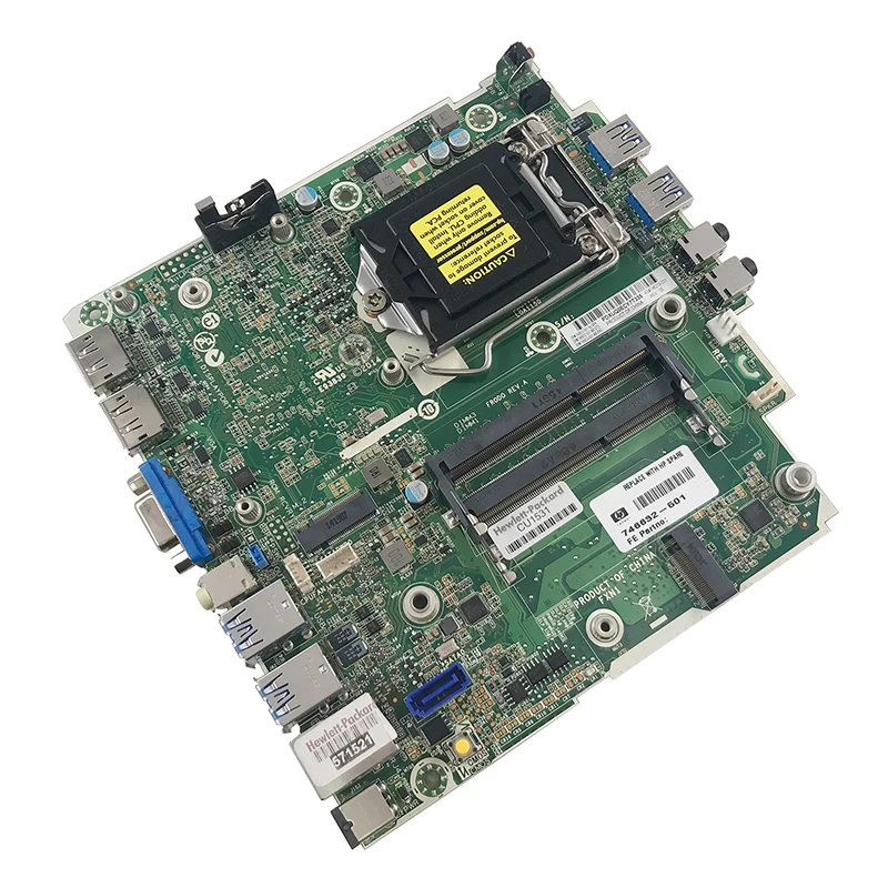 Оригинальная материнская плата для HP 600 G1 DM Q87 LGA 1150 DDR3 746219 001 746632 501 601 Бесплатная