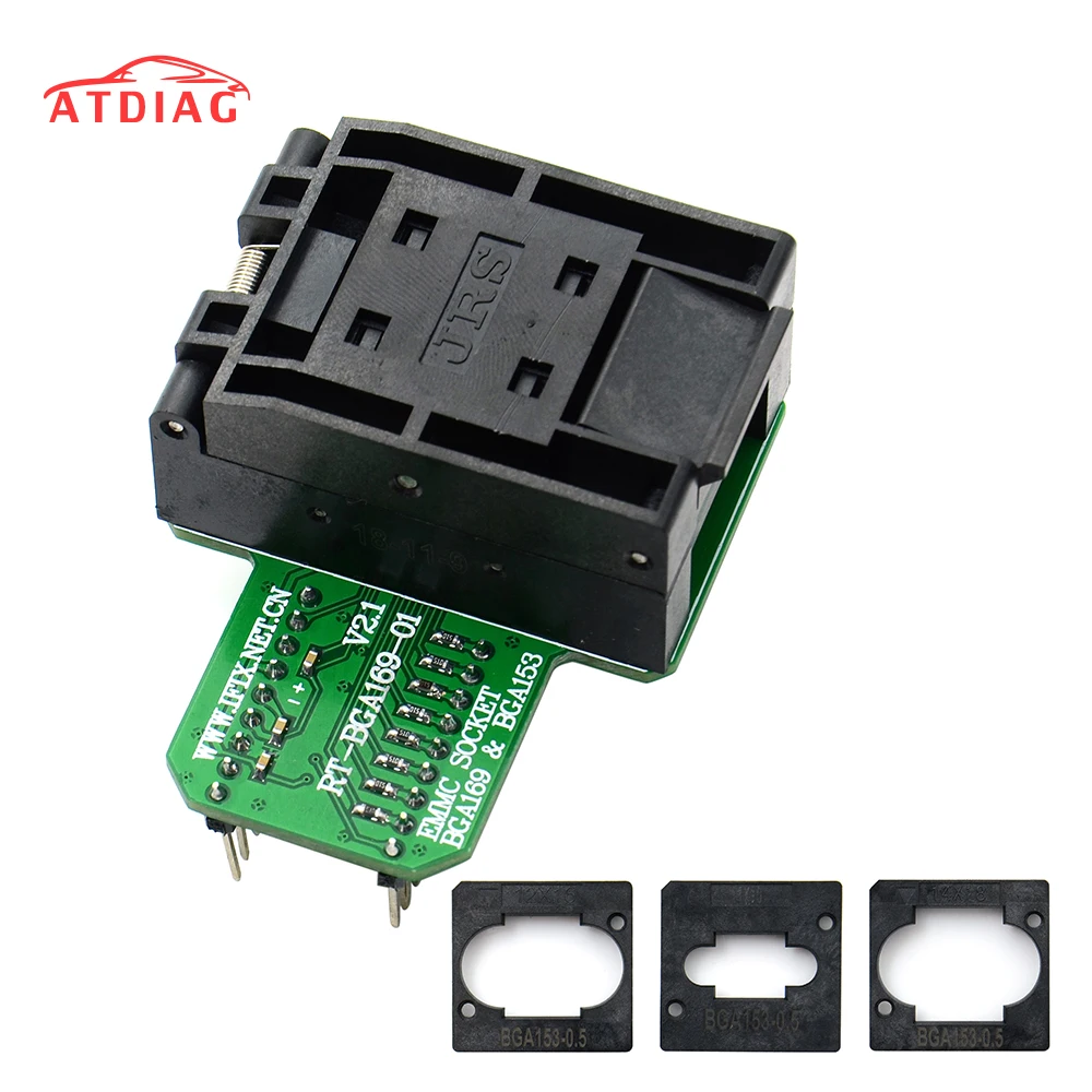 RT-BGA169-01 BGA169 / BGA153 EMMC адаптер V2.1 с 3 боксами BGA для RT809H