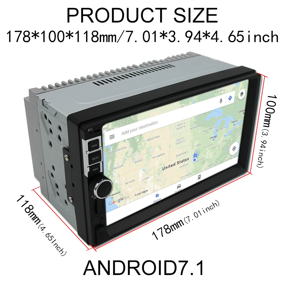 SWM RDS радио 2 Din Android 7,1 gps навигация Авто Радио стерео радио Coche Bluetooth Радио Para авто FM USB