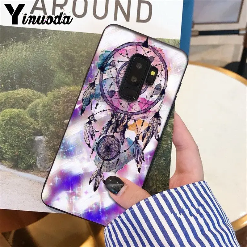 Yinuoda Ловец снов Мягкий Силиконовый ТПУ чехол для телефона GALAXY s5 s6 edge plus s7 s8 s9 |