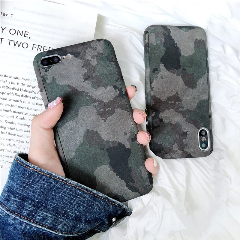 QINUO 360 чехол для телефона с полным покрытием iPhone 11 Pro Max 7 8 Plus X XR XS 6 6S 5 5S SE собачьим
