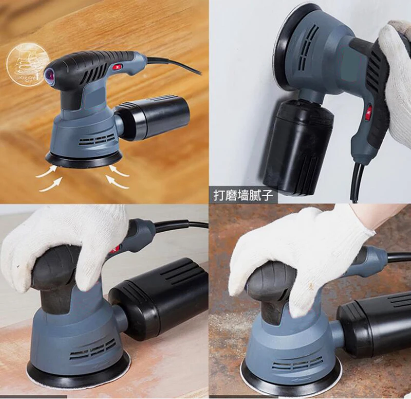 Woodworking Tool 220V Electric Wood Sander Furniture Metal Polisher Sander DIY Power Tools Grinding Machine