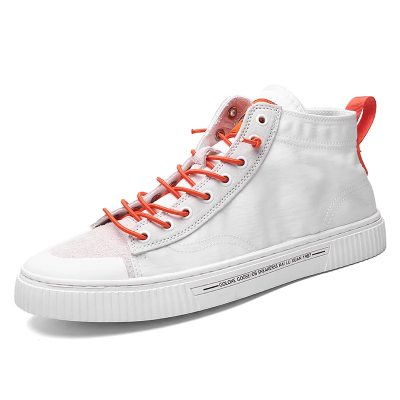 Мужская повседневная обувь дышащая прогулочная Обувь На Шнуровке парусиновая на