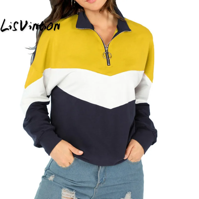 Осенняя Женская разноцветная Минималистичная О-образная застежка молния