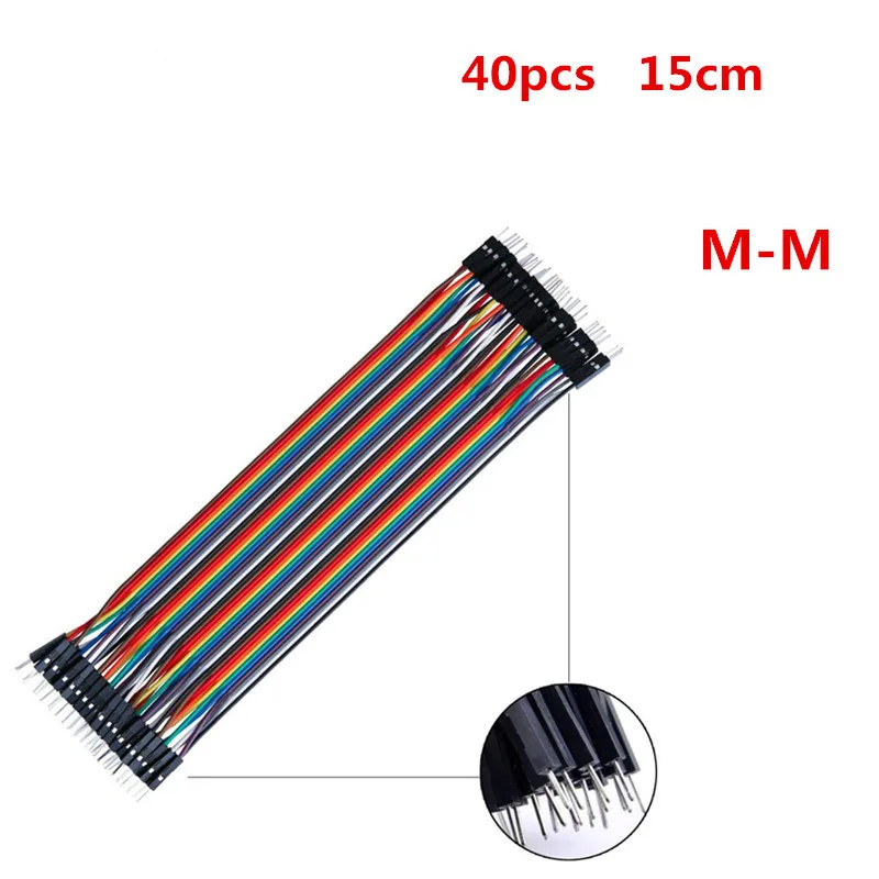Dupont Line 40 шт. 15 см папа-Папа, мама-папа и мама-мама соединительный провод Dupont кабель СПС макетная плата