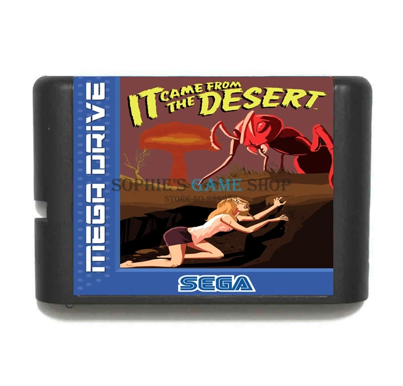 Он пришел из пустыни игровой картридж новые 16 бит карточная игра для Sega игры Mega