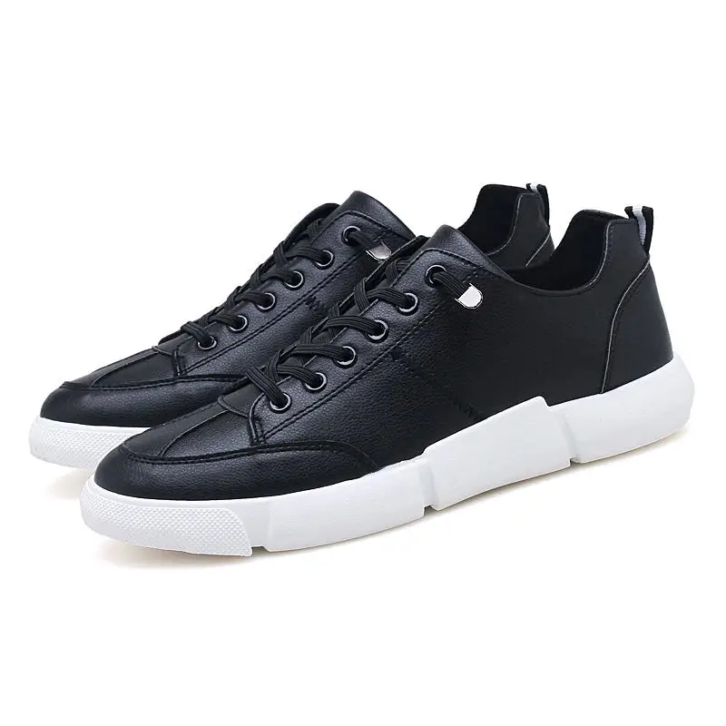 

MIUBU Autumn High Top Casual Men Leather Shoes Fashion Man Driving Sneakers Trendy Red Shoes Runway Shoes Tenis Masculino Adulto