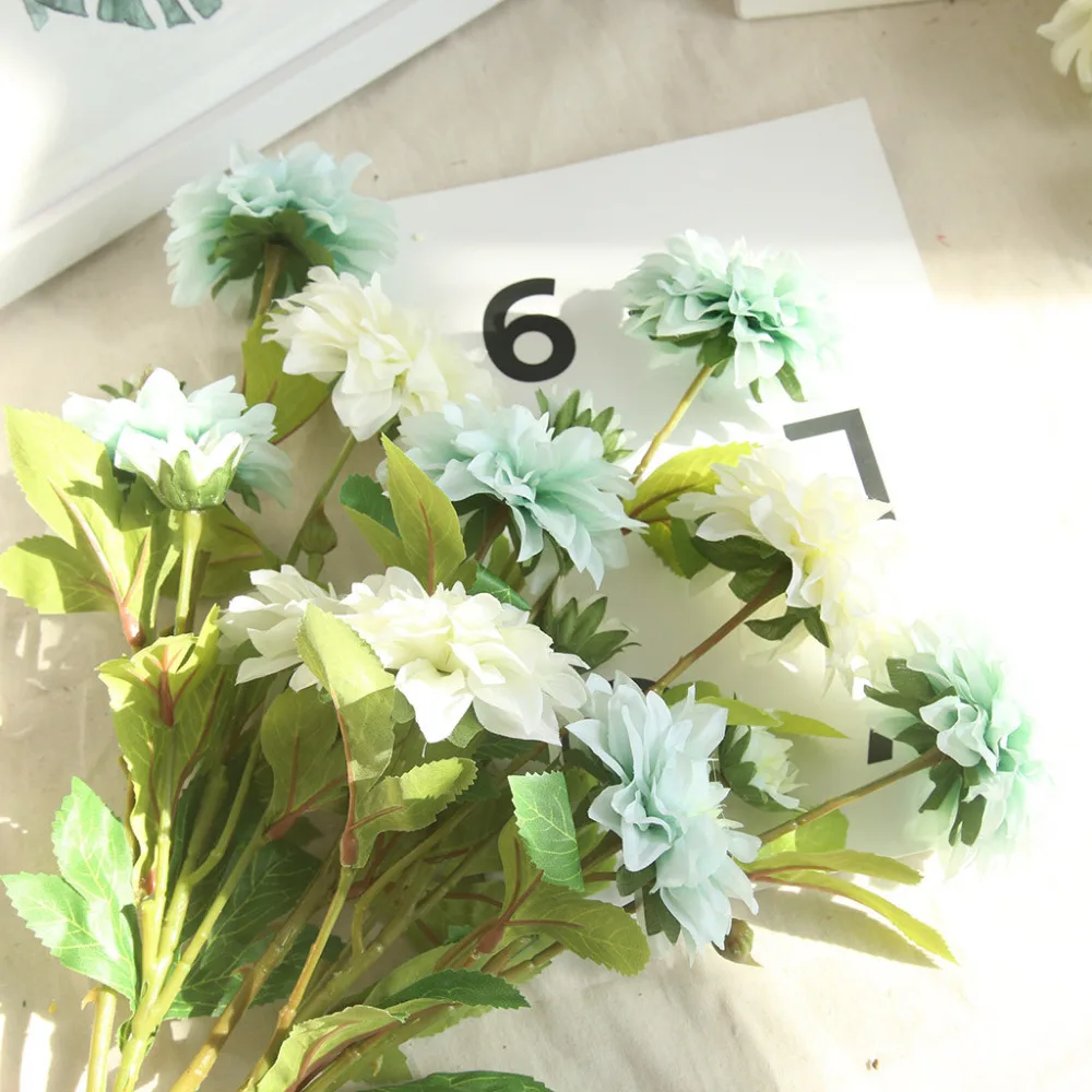 Искусственный куст с листьями для дома и офиса украшение Садовый цветок