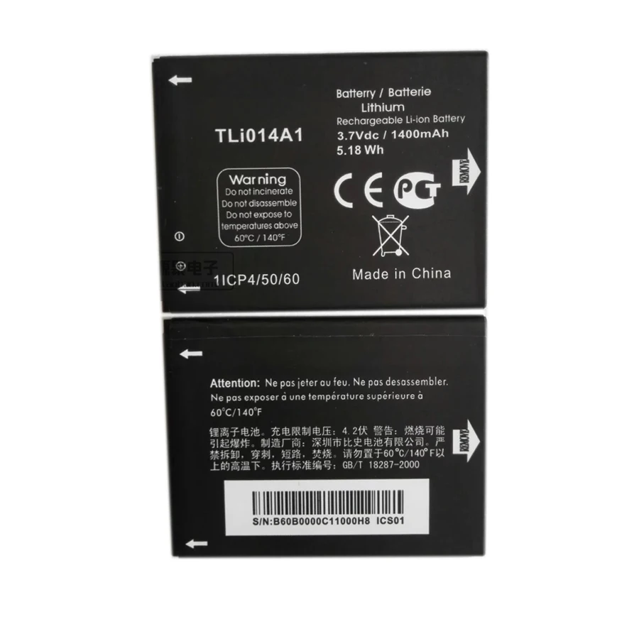 В наличии аккумулятор TLi014A1 для Alcatel one touch Fire 4012 4012A 4012X CAB31P0000C1/CAB31P0000C2 TLI014A1 |