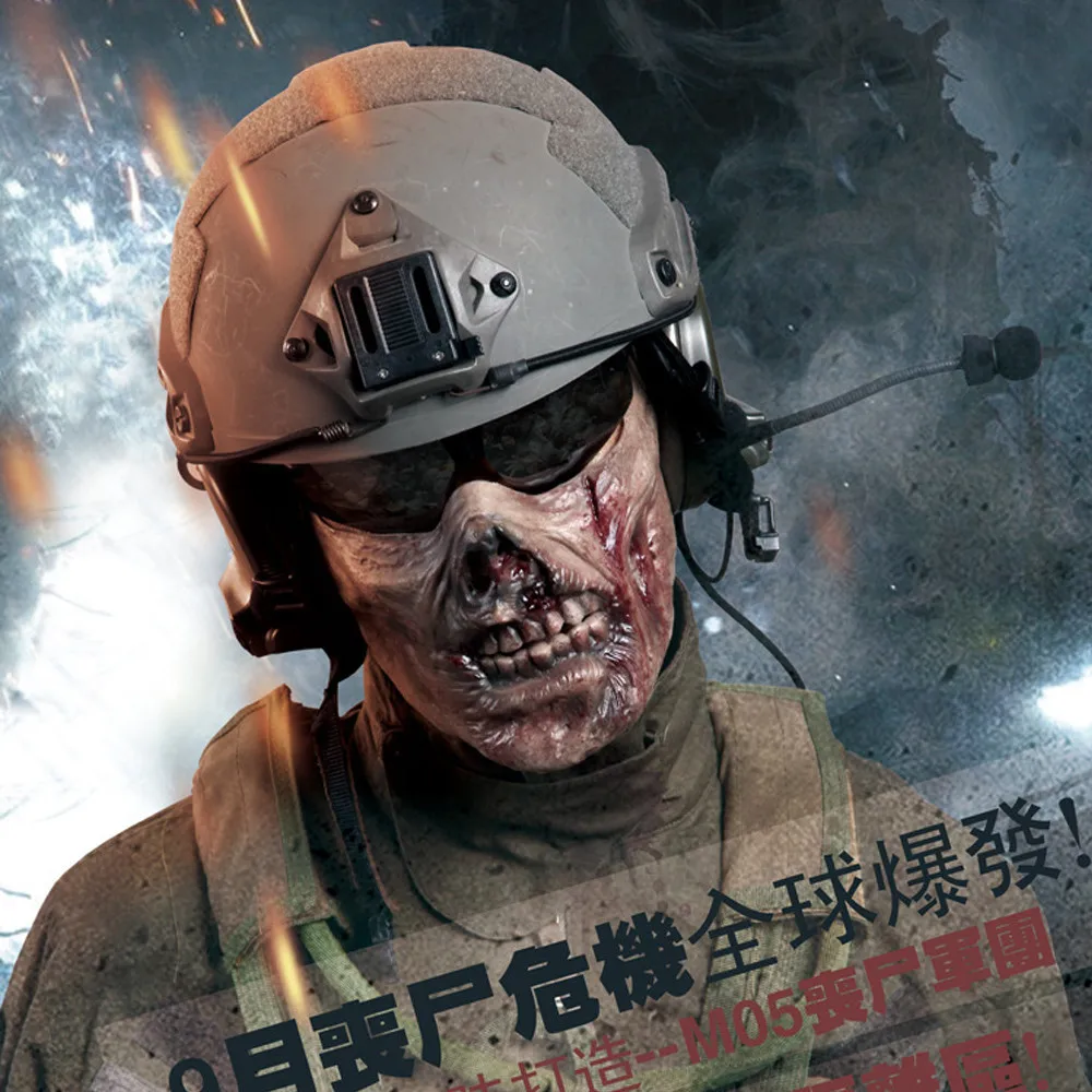 Маски с черепом камуфляжная тактическая маска наружная военная защита на все