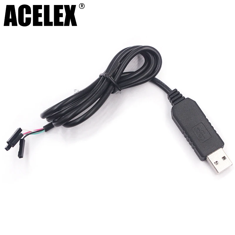 Умная электроника PL2303 PL2303HX USB UART кабель TTL модуль 4 p 4 pin RS232 переходной кабель, последовательный линии поддержка Linux и Mac Win7