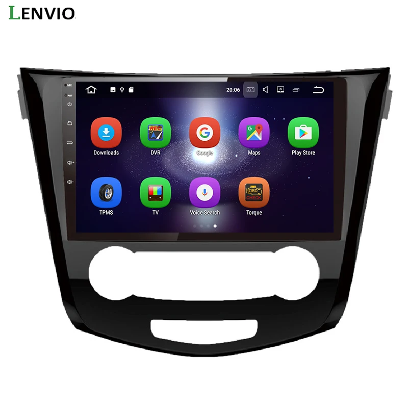 Lenvio 2G RAM 2 Din Android 7 1 автомобильный DVD GPS навигация Мультимедиа для Nissan Qashqai 2014 2015 2016