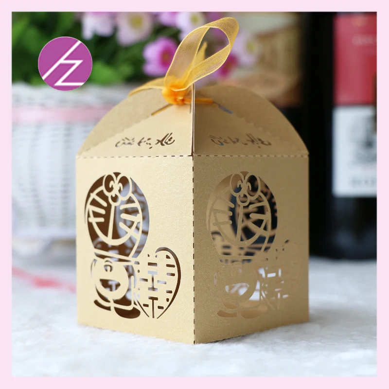 Бесплатная доставка DORAEMON дизайн Свадебные аксессуары конфетная Подарочная