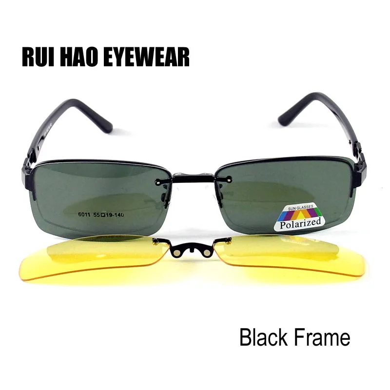 Брендовые очки RUI HAO мужские оправы для очков по рецепту поляризационные