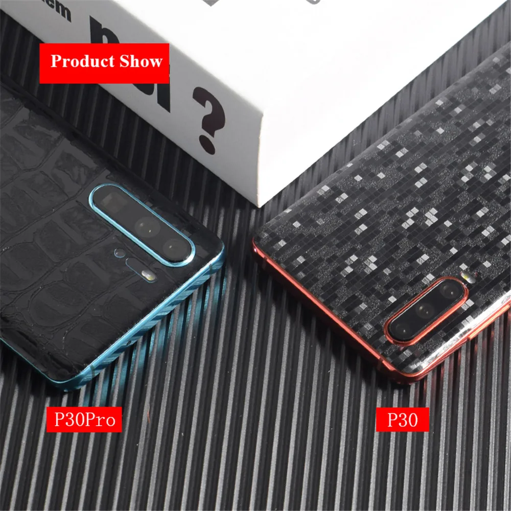 Back Cover Soft Film For Huawei P30 Pro Lite 3D Camo Armor Crocodile Wooden Skin Body Sticker P30Pro P30Lite |